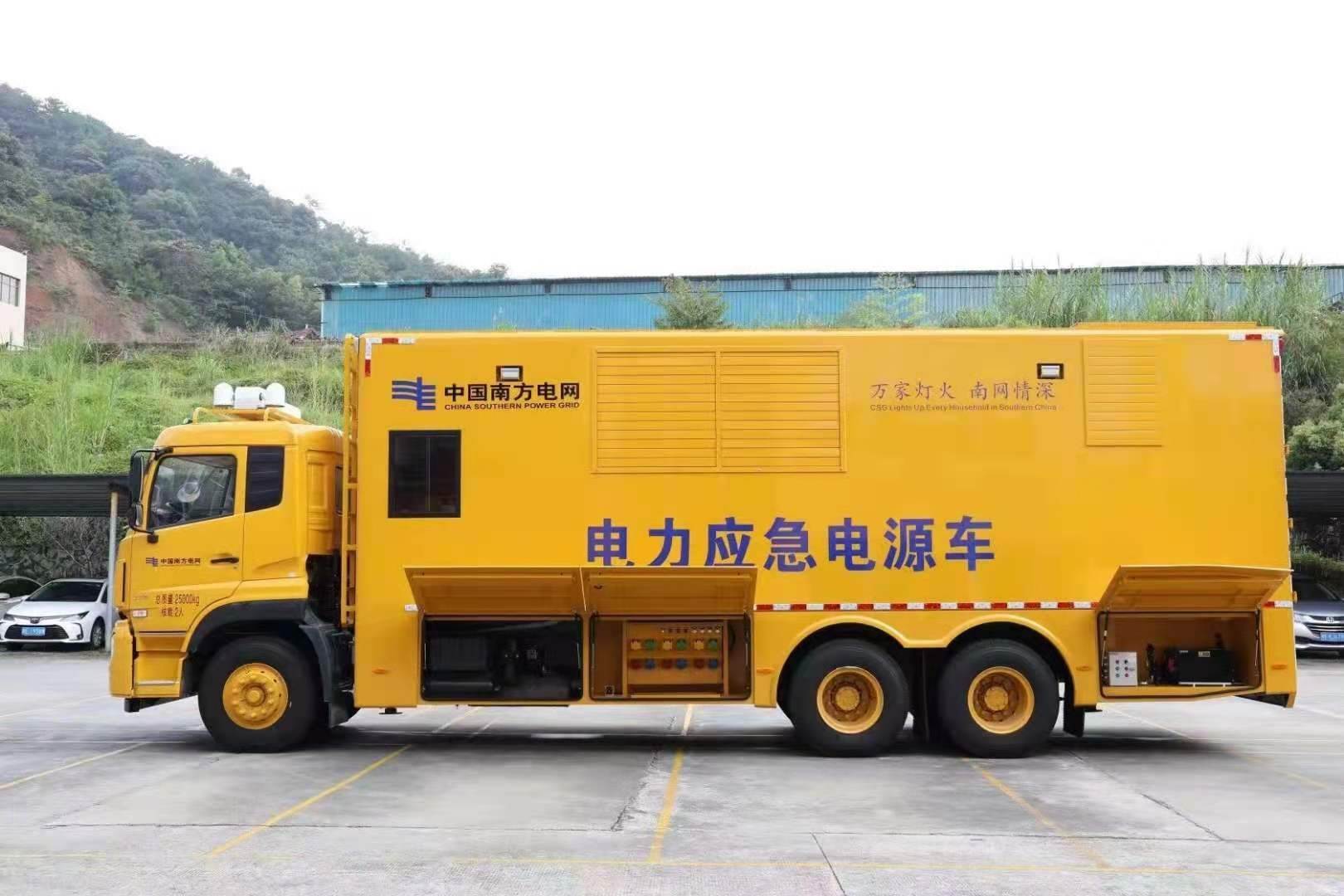 宝塔安康大型柴油发电机发电车UPS电源出租租赁